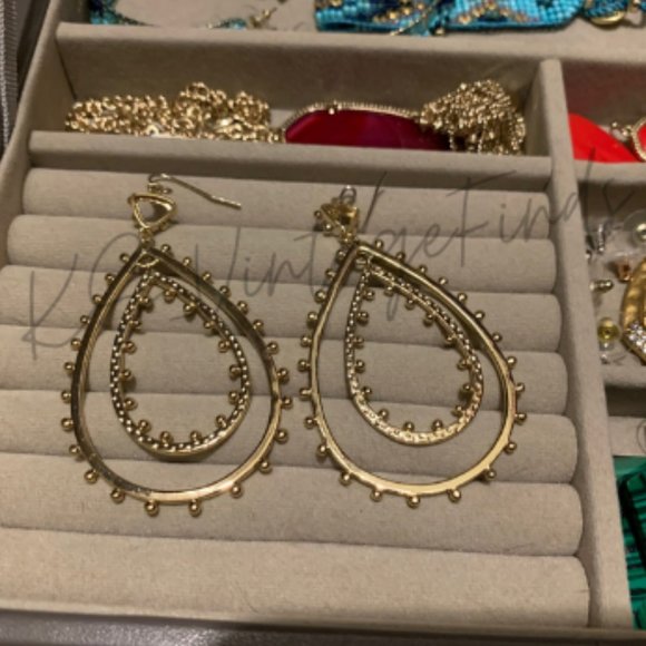 Vintage Kendra Scott Gold Rumer Earrings